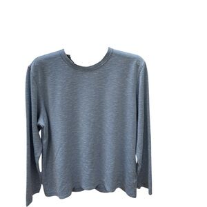 Orvis Light Blue Long Sleeve T-Shirt Size Large Crew Neck Long Sleeve Sz.L